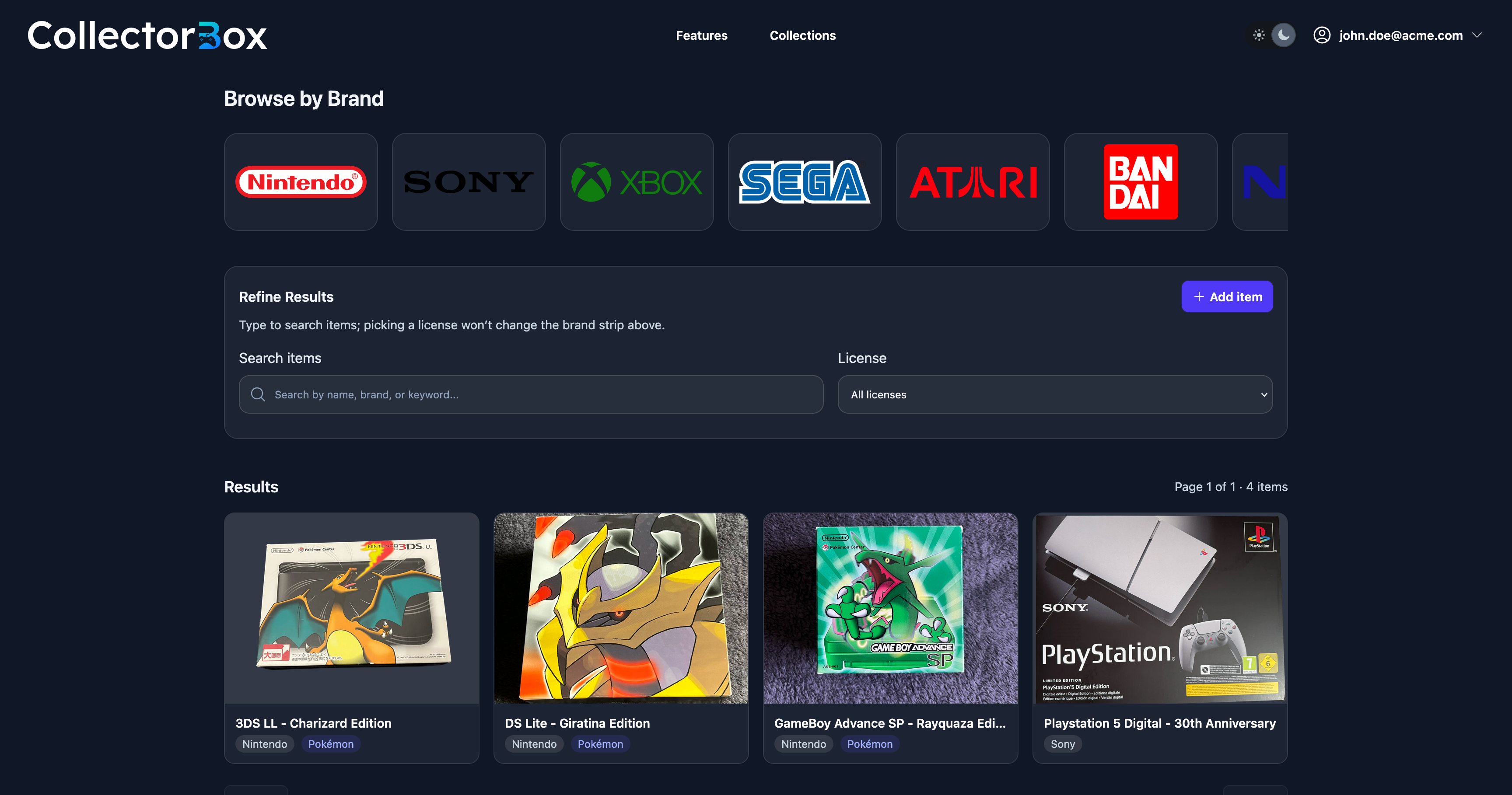 App screenshot